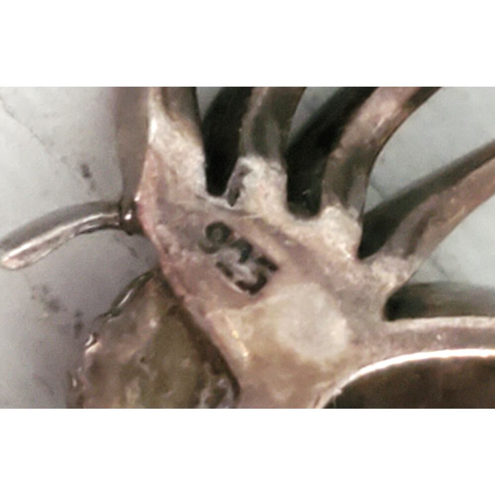 Vintage Sterling Silver Marcasite Spider Brooch - Picture 6 of 8
